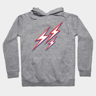 Red White & Bolts Hoodie